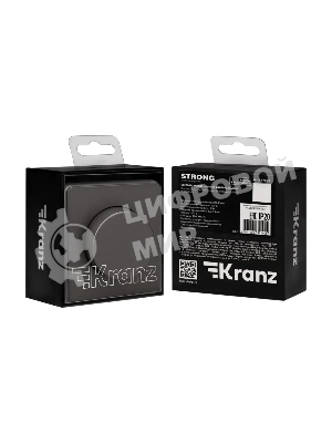 Светорегулятор Kranz KR-78-0732-2 ROUND (диммер) 300Вт с/у титан