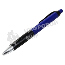 Ручка шариковая Deli 6505 прозрачный, d=0.7мм, синие чернила