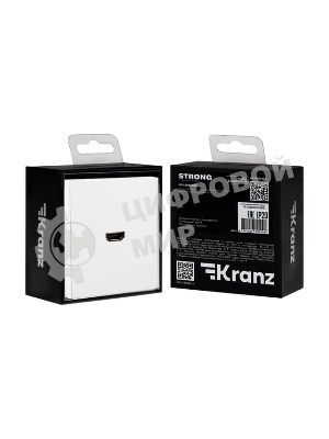 Розетка Kranz STRONG HDMI с/у жемчуг