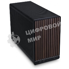 Корпус Lian Li A3-mATX Wood Black, Micro-Tower, чёрный