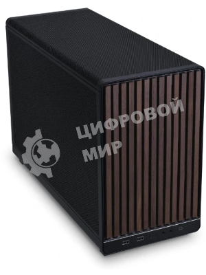 Корпус Lian Li A3-mATX Wood Black, Micro-Tower, чёрный