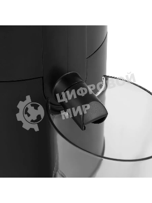 Соковыжималка Hyundai HY-JE1625 чёрный/зелёный, центробежная, 500 Вт, 400 мл, механическое