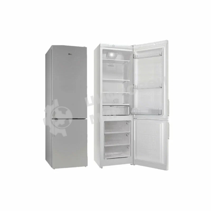 Холодильник Stinol STN 200 G, серебристый двухкамерный 249/75л морозилка снизу, No Frost