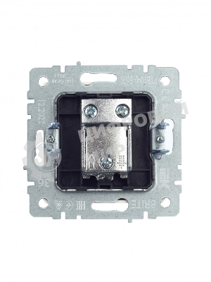 Розетка телевизионная проходная IEK BRITE РТВ10-0-БрЖ жемчуг