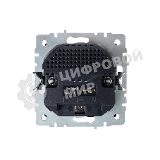 Розетка 1-местная IEK BRITE РЮш10-2-БрЧ (BR-R14-16-U21-D31-K02) с заземлением, с защитными шторками, 16А, с USB A+A 5В 3,1А, черный