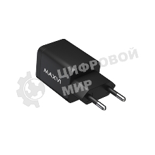 Сетевое зарядное устройство Maxvi A304 Type-C\USB 3A 15W, черный