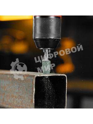 Набор шарошек Denzel абразивных для дрели (ПШМ), 63С, 10 шт.