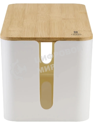 Органайзер Cactus CS-BOX-WH белый/бамбук