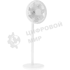 Вентилятор Xiaomi Mi Smart Standing Fan 2 белый, напольный, 15 Вт, 100 скоростей, 35.5 см