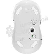 Мышь беспроводная Logitech M750 белый, 4000 dpi, радиоканал, Bluetooth, USB, кнопки - 5