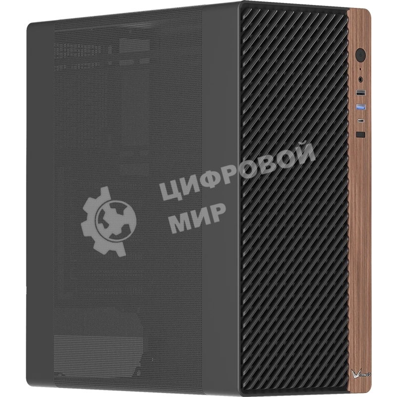 Компьютерный корпус Aerocool/Formula TimberLine T2 черный без БП mATX 4x120мм 1xUSB 2.0 1xUSB 3.0 1xUSB3.1 audio bott PSU