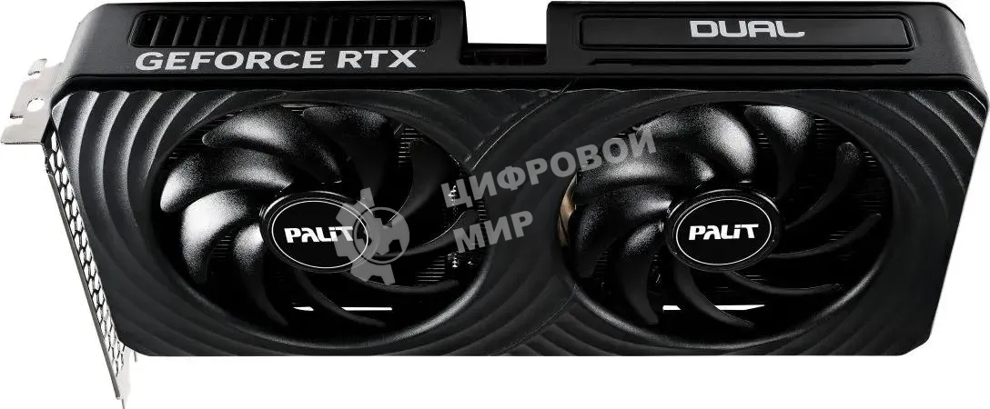 Видеокарта Palit GeForce RTX 5050 DUAL OC, NVIDIA RTX 5050, 8 ГБ GDDR6, 128 бит, PCI-e 5.0, 1xHDMI, 3xDP, 2647 МГц