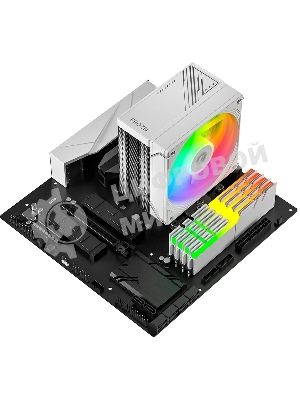 Кулер для процессора ID-Cooling FROZN A410 SE ARGb белый 180W/Intel 1700, 12*, 115*, AMD AM5, AM4/Screws