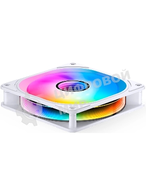 Вентилятор для корпуса JONSBO FR-606WR Reverse (120x120x25мм, 4-pin PWM, ARGb, 35.99CFM, 26.5dBA, 1500RPM, белый)