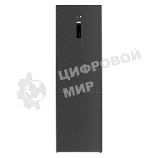 Холодильник Hotpoint HDKP 7201 DX нержавеющая сталь двухкамерный 267/100л морозилка снизу, No Frost