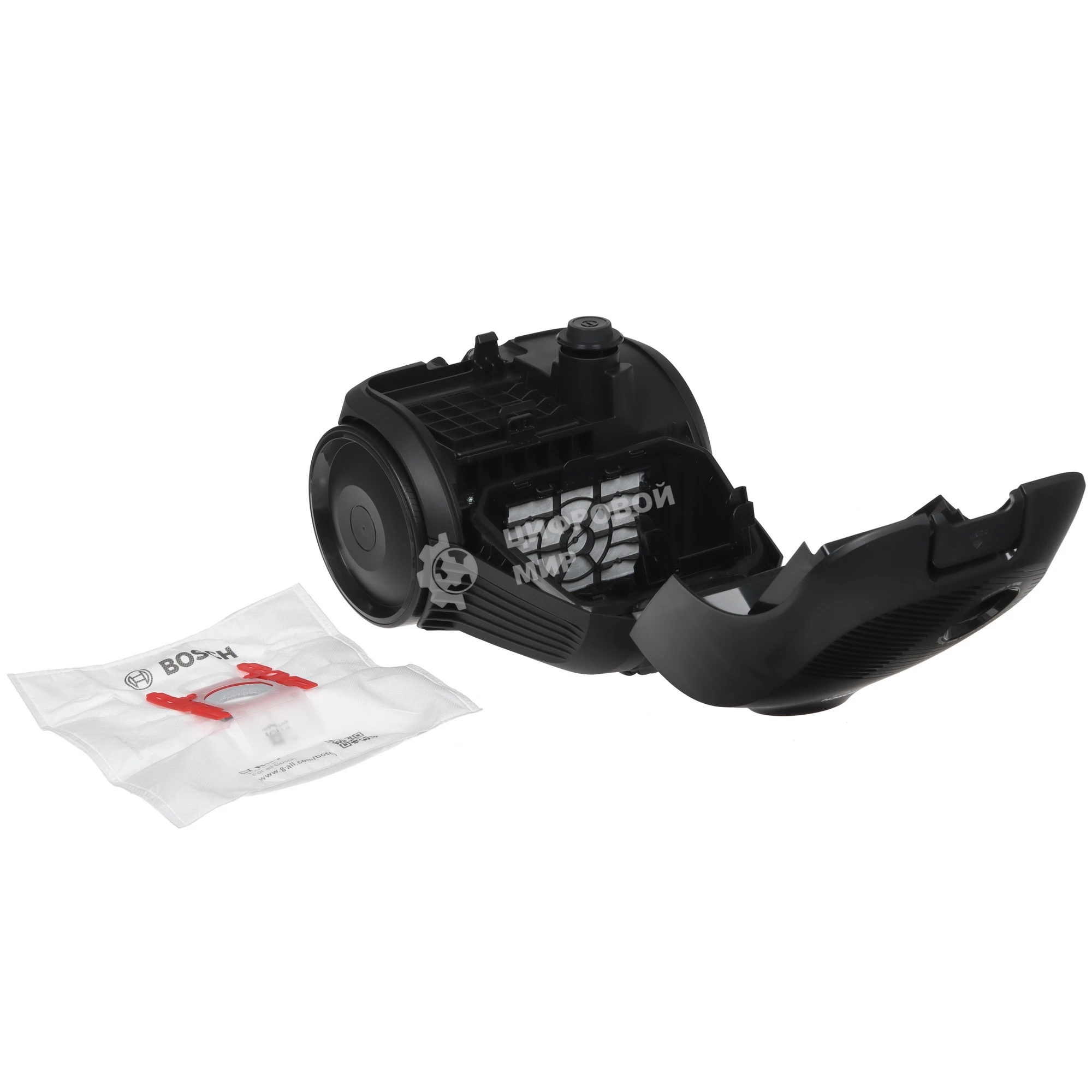 Пылесос Bosch BGBS2LB1 черный, 600 Вт, уборка сухая, пылесборник мешок 3.5 л