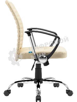 Кресло Defender DUBLIN бежевый, экокожа