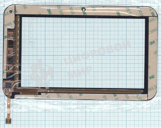 Сенсорное стекло (тачскрин) TOPSUN C0010 B1, черное