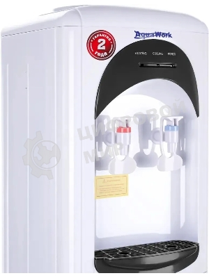 Кулер для воды Aqua Work 17-LDR, верхняя загрузка, нагрев 90 °С, охлаждение 12 °С, белый/черный