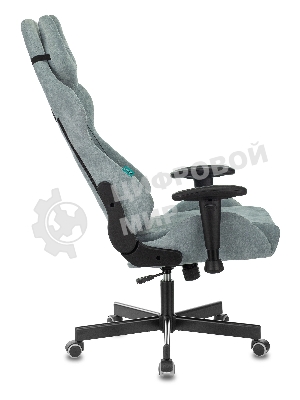 Кресло Бюрократ VIKING KNIGHT LT28 FABRIC серо-голубой, ткань, 120 кг, механизм качания