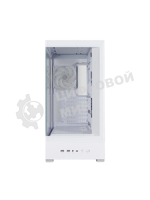 Компьютерный корпус ZALMAN P40 DS, ATX, белый, WINDOW, 9.1-inch LCD screen, 2xCombo(2.5” or 3.5”), 1x2.5”, 1xUSB TYPE-C, 2xUSB 3.0, SIDE 3x120мм ARGb, REAR 1x120мм ARGb