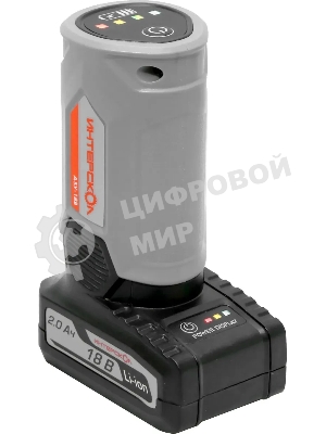 Дрель-шуруповерт ИНТЕРСКОЛ ДА-18ЭР, 12 В, 2 Ач, 35 Нм, щеточный