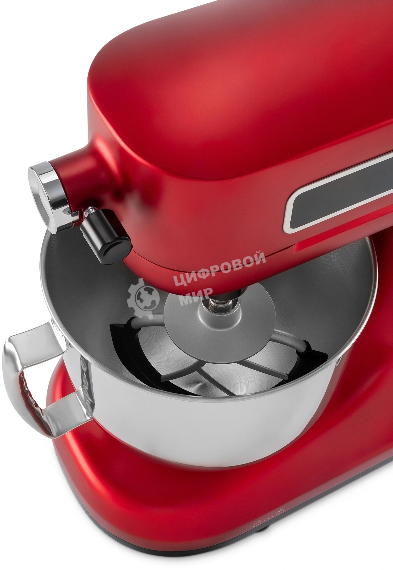 Кухонная машина Rondell RDE-KM900 планетар.вращ. 1900Вт красное вино