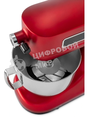 Кухонная машина Rondell RDE-KM900 планетар.вращ. 1900Вт красное вино