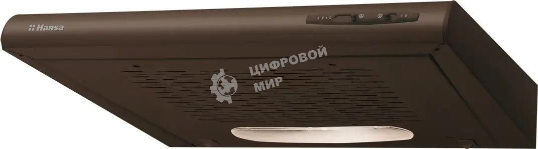 Вытяжка козырьковая Hansa OSC6111BH коричневый, 60 см, 200 куб. м/ч, 52 дБ