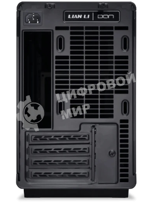 Корпус Lian Li A3-mATX Wood Black, Micro-Tower, чёрный