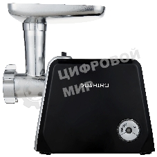 Мясорубка электрическая YOSHIRO YMG-P1800 черный, 1800 Вт, 2.0 кг/мин, реверс, защита от перегрузки, металлический лоток, насадки - 5