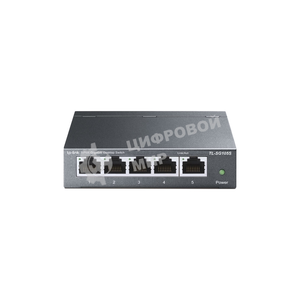 Коммутатор TP-Link TL-SG105S, 5×1 Гбит/с, неуправляемый