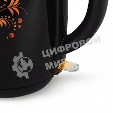 Чайник электрический BQ KT1702P черный-Цветы