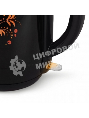 Чайник электрический BQ KT1702P черный-Цветы