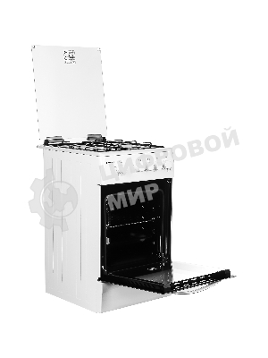 Плита газовая Kraft KF-FSK5404AGWG белый, конфорок 4 газовых, духовка 58 л, 50 см x 87 см x 63 см