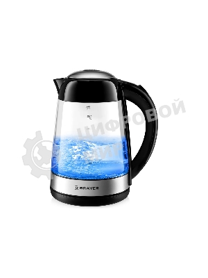 Чайник электрический BRAYER BR1012BK, 2200 Вт, 1.7 л