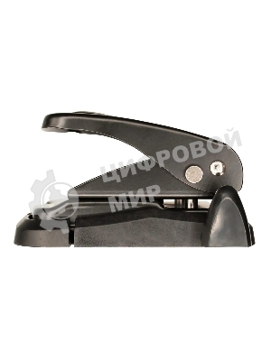 Дырокол Silwerhof VIS, до 35 листов, металл черный, отверстий: 2, с линейкой