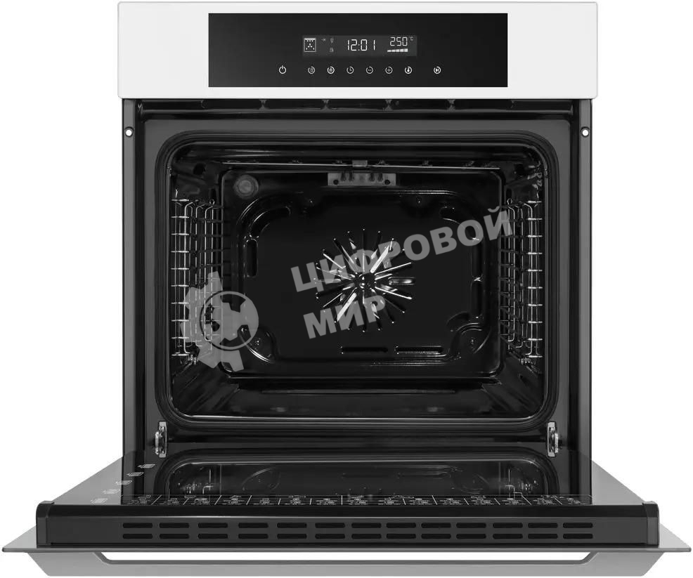 Шкаф духовой электрический Maunfeld AEOD60103W, 60л, дверца с 3 стеклами, белый