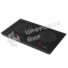 Плита настольная индукционная BQ HP105W чёрный, 3.5 кВт, индукция, конфорки - 2, стеклокерамика, сенсор