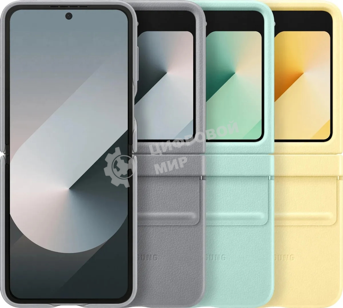 Чехол (клип-кейс) Samsung для Samsung Galaxy Z Flip6 Kindsuit Case Flip 6 (F741) мятный (EF-VF741PMEGRU)