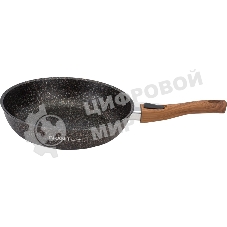 Сковорода Kukmara Granit ultra сго262а, 26 см, съемная ручка, без крышки, серый