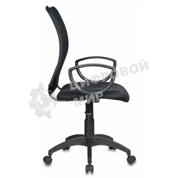 Кресло компьютерное Бюрократ Ch-599AXSN спинка сетка черный, сиденье черный TW-11