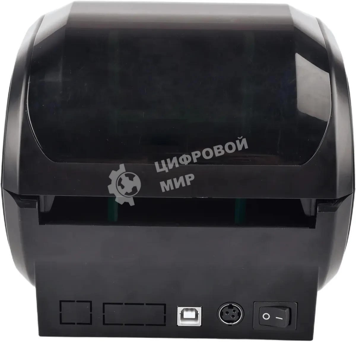 Принтер наклеек G&G GG-D410 стационарный, прямая термопечать, 203 dpi, 152 мм/сек, USB черный