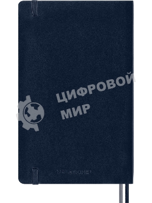Блокнот Moleskine CLASSIC SOFT EXPENDED QP616EXPB20 Large 130х210 мм, 400 страниц, линейка, мягкая обложка, синий сапфир