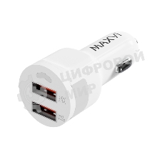 Автомобильное зарядное устройство Maxvi CCM-522 Plus T белый 5.2A