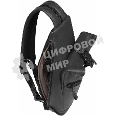 Рюкзак слинг Piquadro Harper CA6784AP/N черный кожа