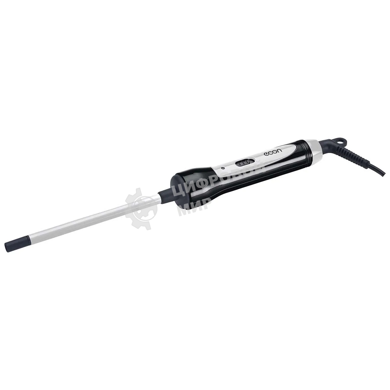 Щипцы для завивки волос ECON ECO-BH111C черный/серый, 10 мм, 200 °C, 2 режима