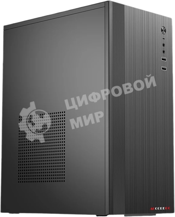 Корпус ACCORD ACC-M802, Mini-Tower, чёрный