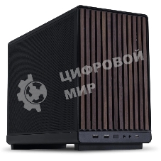 Корпус Lian Li A3-mATX Wood Black, Micro-Tower, чёрный