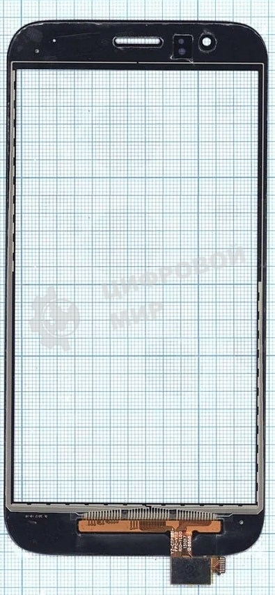 Сенсорное стекло (тачскрин) для Huawei G7 Plus, черное